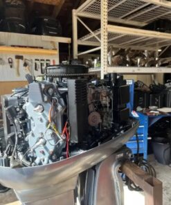 115 HP 2-Stroke Yamaha Outboard Motor with 20
