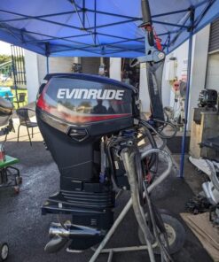 2013 Evinrude 40 HP 4-Stroke Tiller Steer Outboard Motor