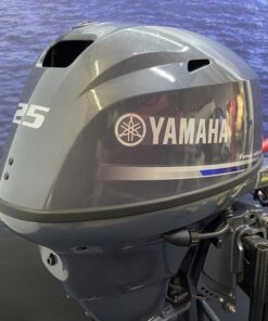 2019 Yamaha 25 HP 4-Stroke Short Shaft Tiller Outboard Motor