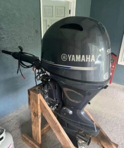 2021 Yamaha 90 HP 4-Stroke 20' Shaft Tiller Outboard Motor