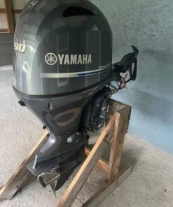2021 Yamaha 90 HP 4-Stroke 20' Shaft Tiller Outboard Motor