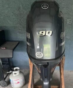 2021 Yamaha 90 HP 4-Stroke 20' Shaft Tiller Outboard Motor