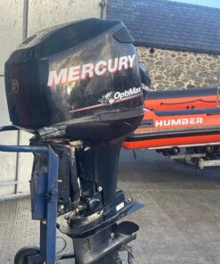 Used 125hp Mercury Optimax - Long shaft, two stroke, direct injection, electric start, remote control, PTT, 477hours